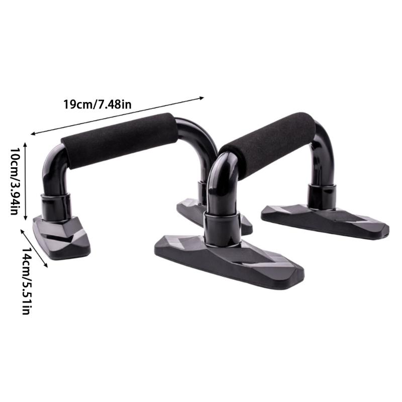 Multifunctional Push Up Support Grip Ergonomic H Frame Structure For Targeting Chest Shoulders Triceps And Core Muscles