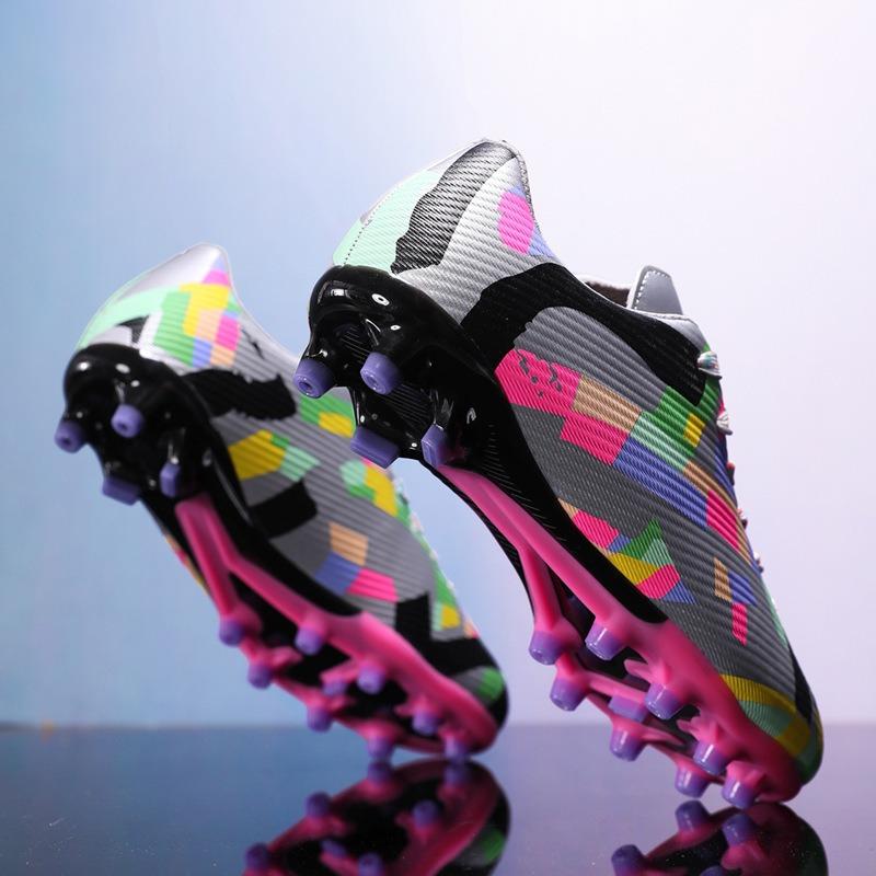 Football Shoes Boys Broken Nails Spikes Male Female Adult Students High Top Grass Competition Training Shoes