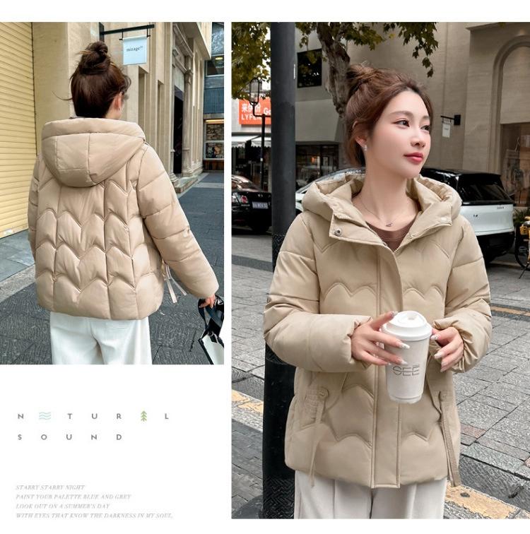 Women’s Short Hooded Windproof Thicken Warm Winter Jacket
