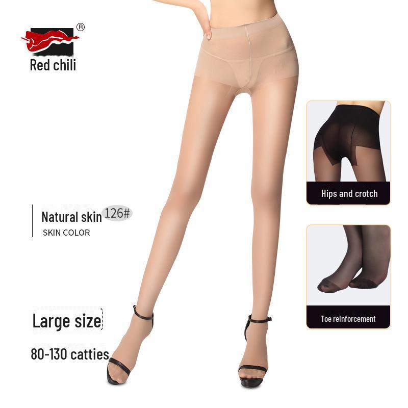 Red Pepper Women's Durable 30D Thin Velvet Stockings - Sexy Black Silk Pantyhose for Beautiful Legs