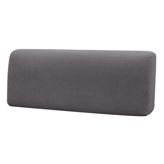 Housse de coussin de dinette RV imperméable à l'eau haute élasticité texture de particules de maïs couleur unie machine