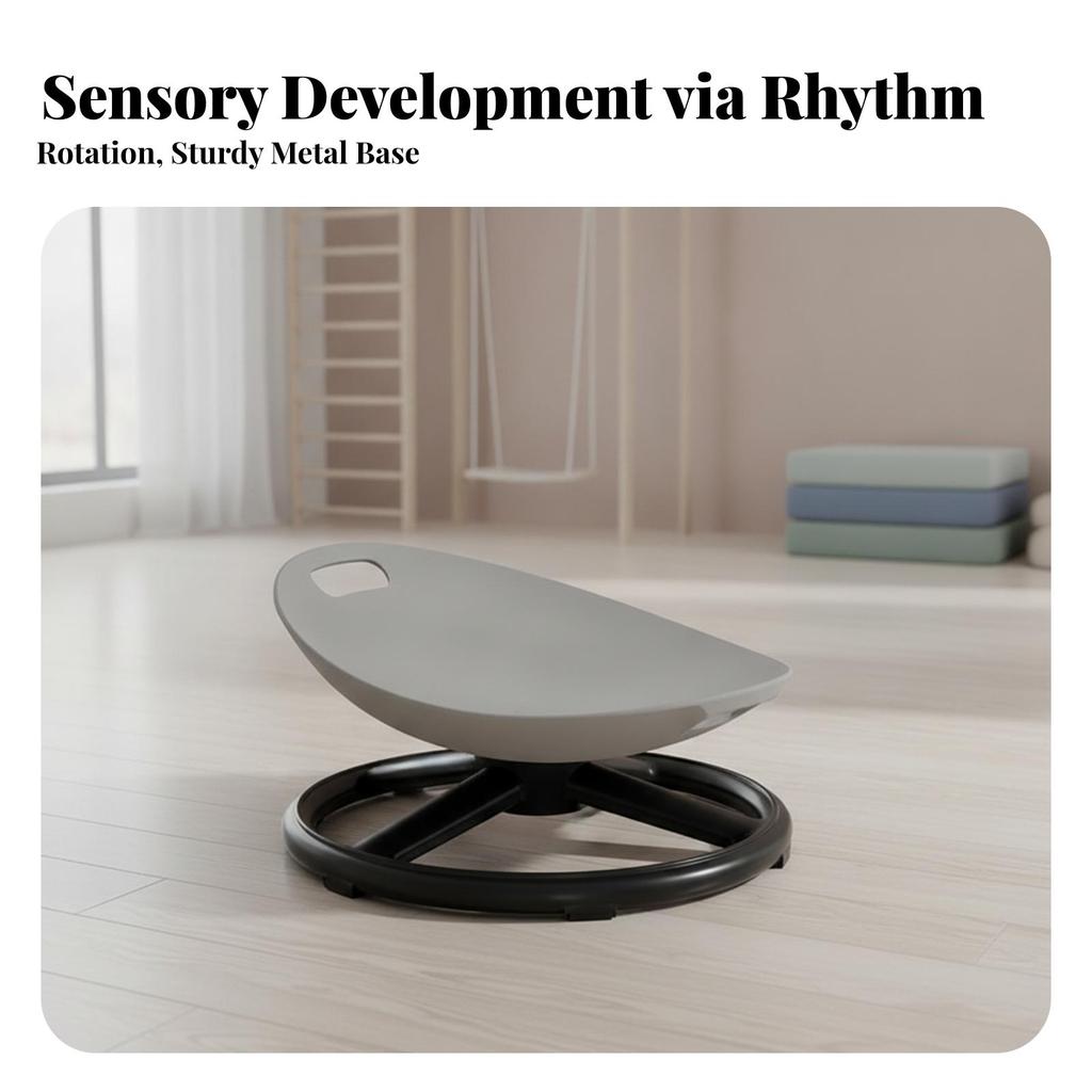 360° Rotation Rotating Chair | with Metal Base, sensory