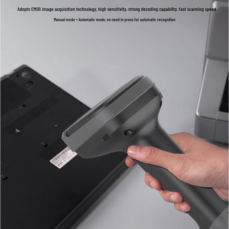 Deli Wireless 1D 2D Barcode Scanner