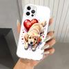 Lovely Puppy Heart Dogs Phone Case for Iphone 17 Air 16 15 Plus 14 13 Mini 12 11 Pro Max 16E 7 8 SE 2020 Soft Funda Print Shell