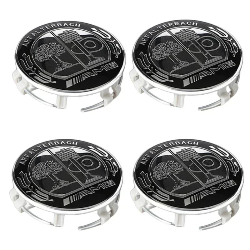 

New C200 E200 For Mercedes Benz 4PCS 75mm for Mercedes benz AMG C E S GLE CLC Class W204 W203 W205 W124 W221 Car Wheel Center C