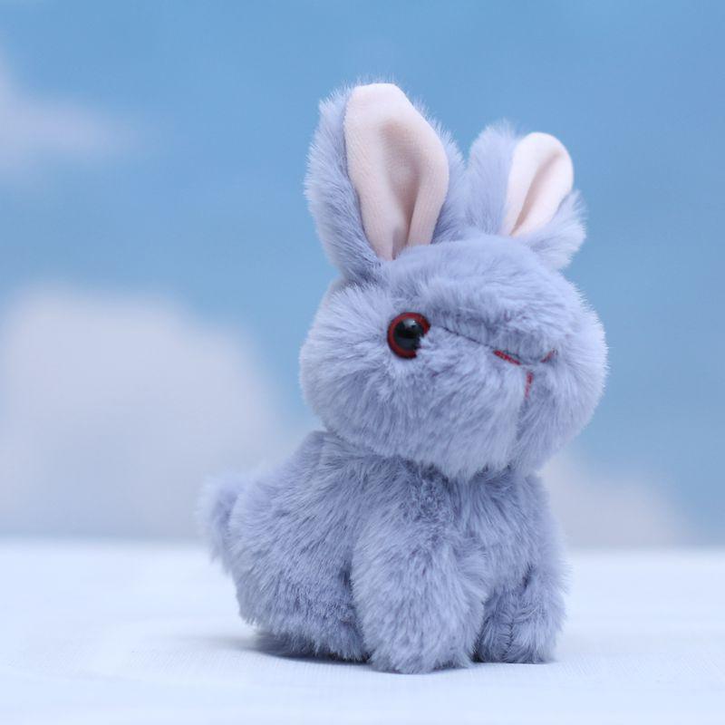 Cartoon Cute Bunny Pendant Plush Toy Keychain Backpack Accessories Ornament Gifts