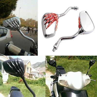 Pour Moto Miroir Rétroviseur Modifié Miroir de Recul Miroir Rétroviseur Véhicule Électrique Miroir Rétroviseur Main de Crâne