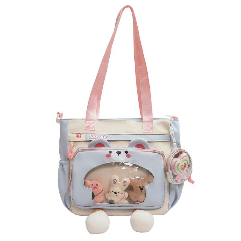 Schoolbag: Schoolbag, new Korean style pain bag for girls, INS style single shoulder bag, Japanese versatile backpack for middle and high school