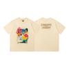 Wholesale GALLERY DEPT washed old short-sleeved beauty tide retro skull print couple loose T-shirt summer