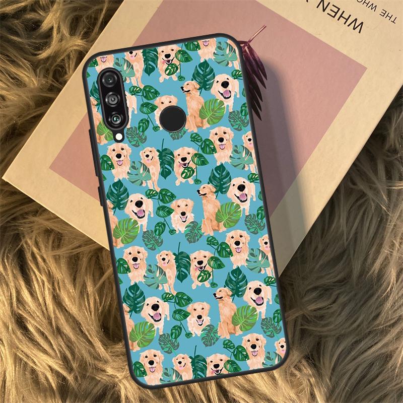 Golden Retriever Dog For Huawei Nova 9 10 SE 3i 7i 8i 11i 12i Y60 Y61 Y70 Y72 Y73 Y90 Y91 P20 P30 P40 Lite Case