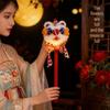 Luminous Lion Dance Lantern Plush Toy - New Year Children's Hanging Ornament