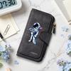 Stylish Astronaut Pattern Multi-Card Slot Wallet