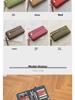 Xiangyin Women's Retro Long Wallet: Multifunctional Korean-Style Leather Handbag and Coin Purse.