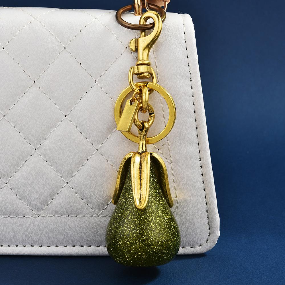 Pendant Gilt Pear Never Separates Men And Women Couple Car Keychain Exquisite Bag Pendant Pendant Pendant
