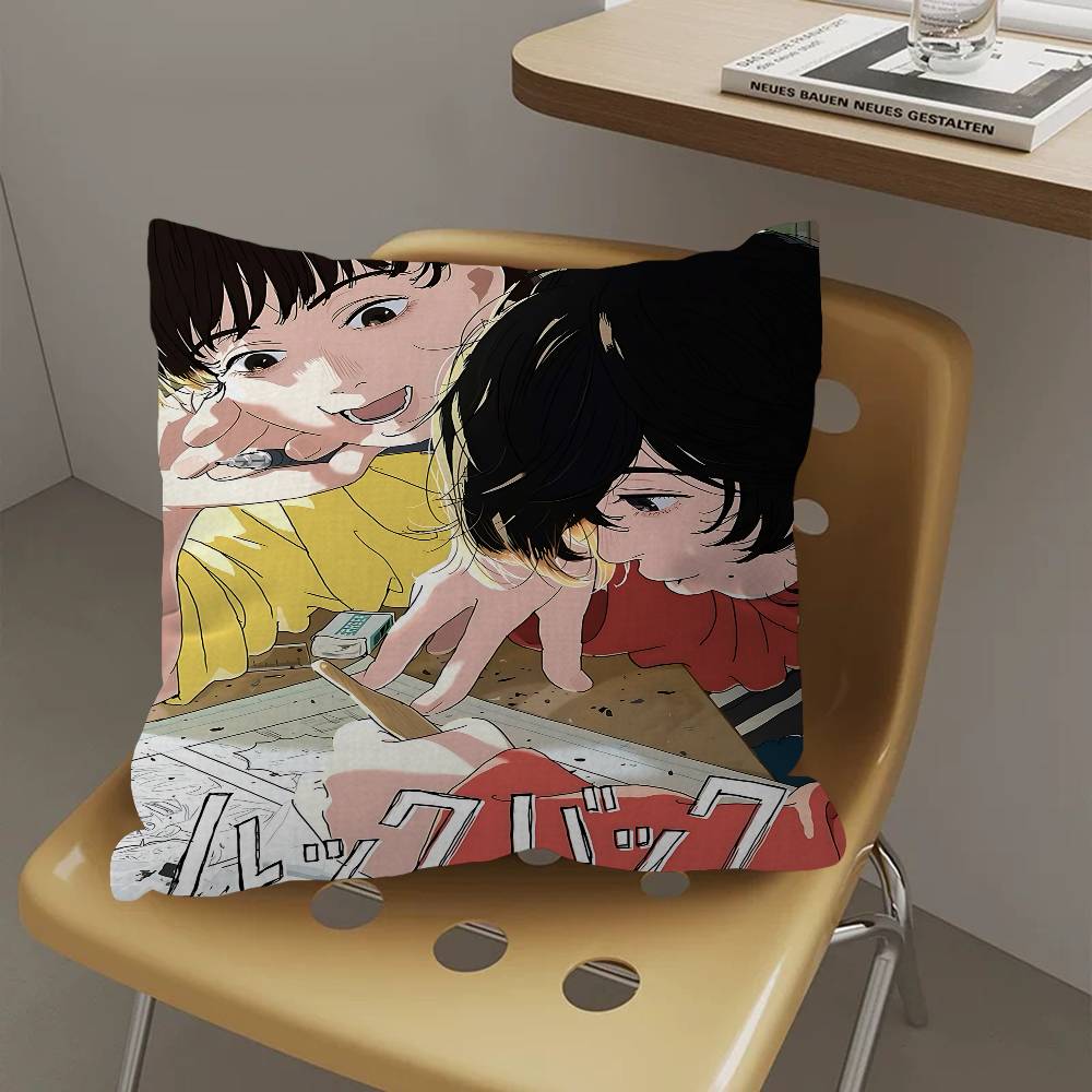 Anime Look Back Pillow Cushion Cover Pillowcase Living Room Sofa Home Decor