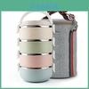 Elegante 3-stöckige Picknick-Lunchbox aus Edelstahl mit Wärmeisolierung für ganztägige Frische