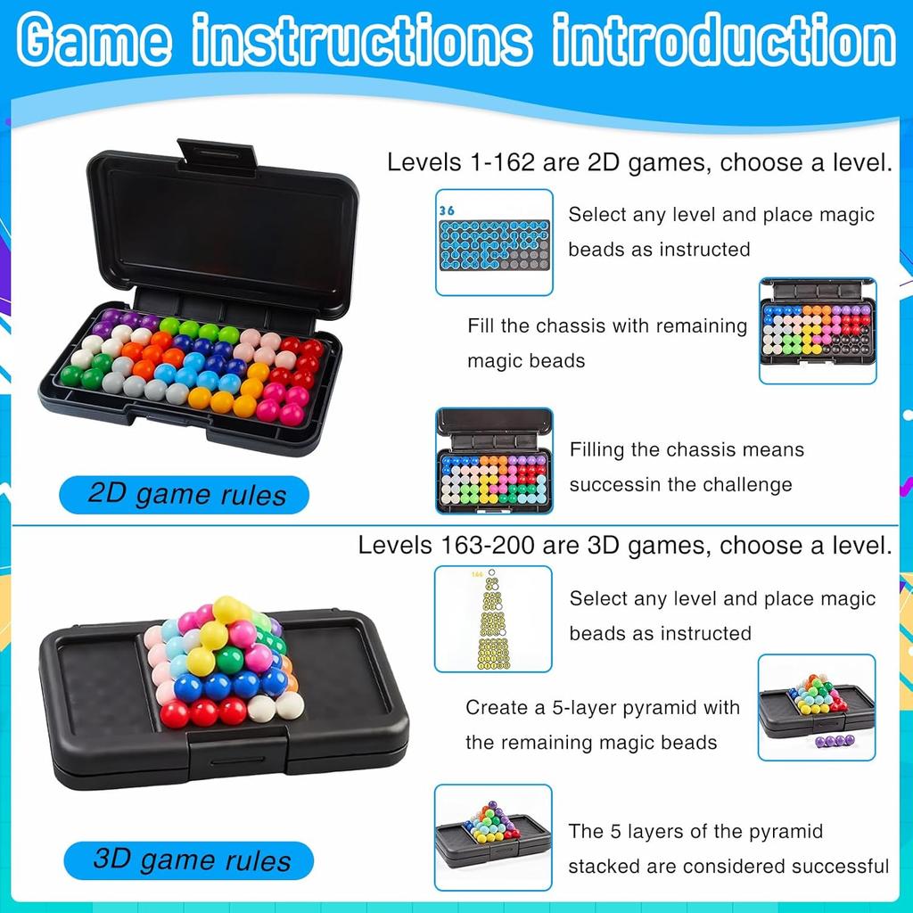 IQ Puzzler Pro, Puzzle Game,Puzzle Games for Children, with 200 Types of Challenges, 3D Logic Games for Children from 8 Years and Adults