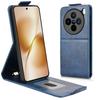 For Vivo X200s 5G Stand Case Magnetic Clasp Vertical Flip Leather Phone Cover with Card Holder