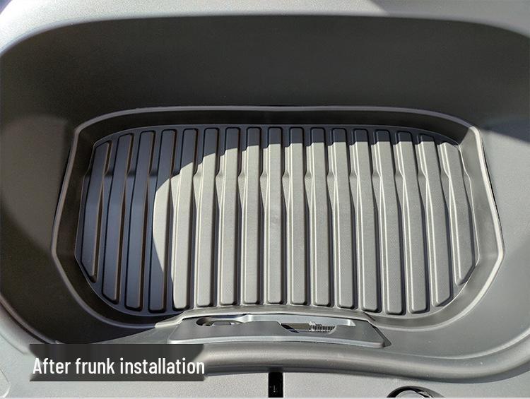 25-Year Tesla Model 3/Y Front & Rear Trunk Mats - Waterproof TPE Upper & Lower Compartment Liners