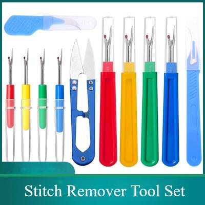 Seam Ripper Stitch Remover Tool Set Sewing Unpicker Cutter for Tailor Fabric Craft DIY Clothing Alteration Repair Kit