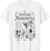 Midnight Margaritas Witch Drinking Cocktail Funny Halloween White T-Shirt