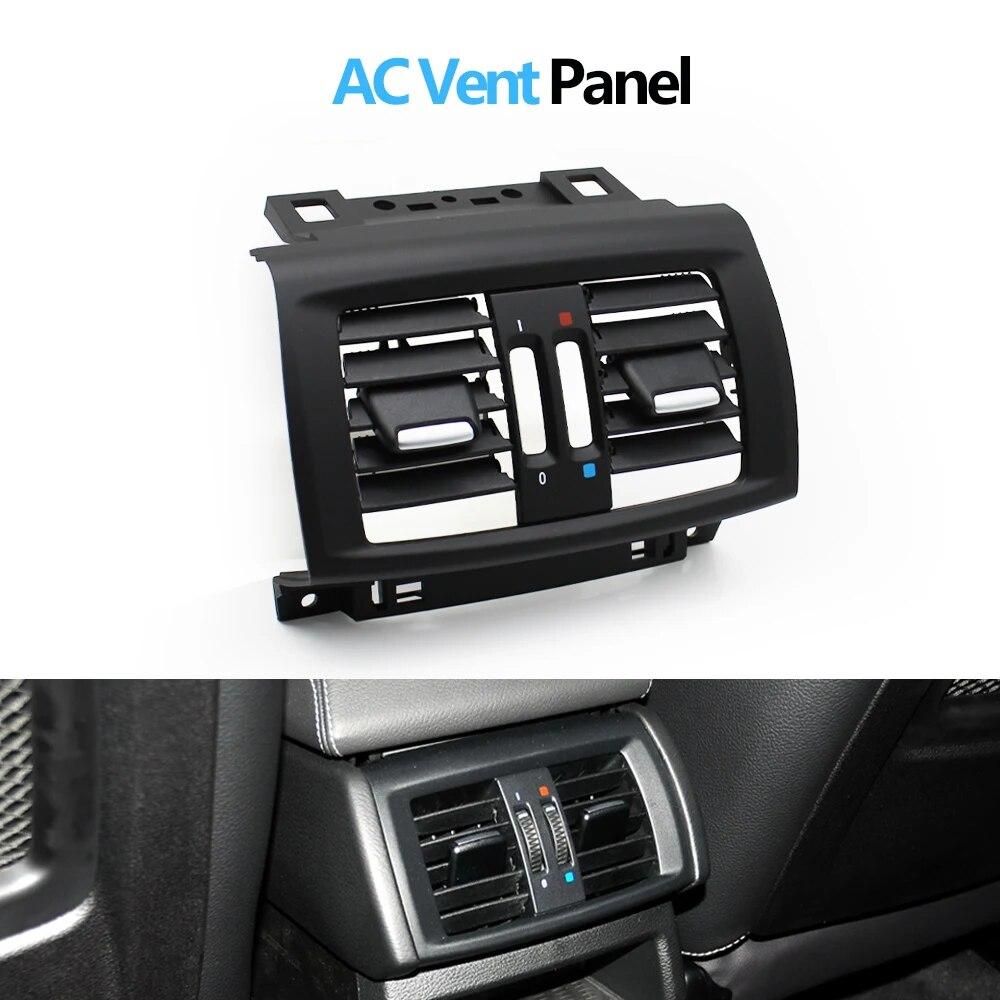 

Автомобильный задний кондиционер кондиционер вентиляционная решетка крышка выходного отверстия сборка или панель для BMW X3 X4 F25 F26 2011-2018 64229200888 AC Vent Panel