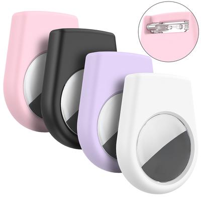 Silicone Protective Case For Apple AirTag Anti-lost (Safety Pin Version) Positioning&Tracking Case For Children And The Elderly