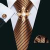 16 Styles Tie for Men Paisley Woven Necktie with Pearl Brooch Hanky Cufflinks Set Wedding Formal