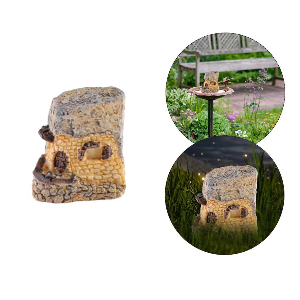Gardening Creative Micro  Small House Villa Resin Decoration