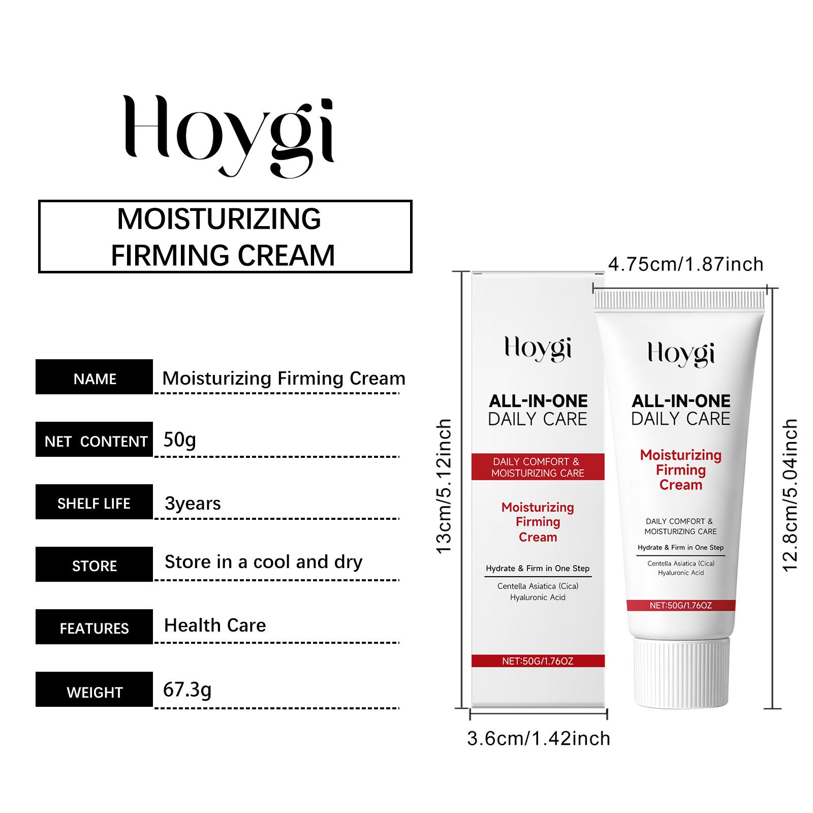 

Lightweight Daily Face Cream, Gentle Brightening & Hydrating, Refreshing Non-Sticky Formula for All Skin Types 50g