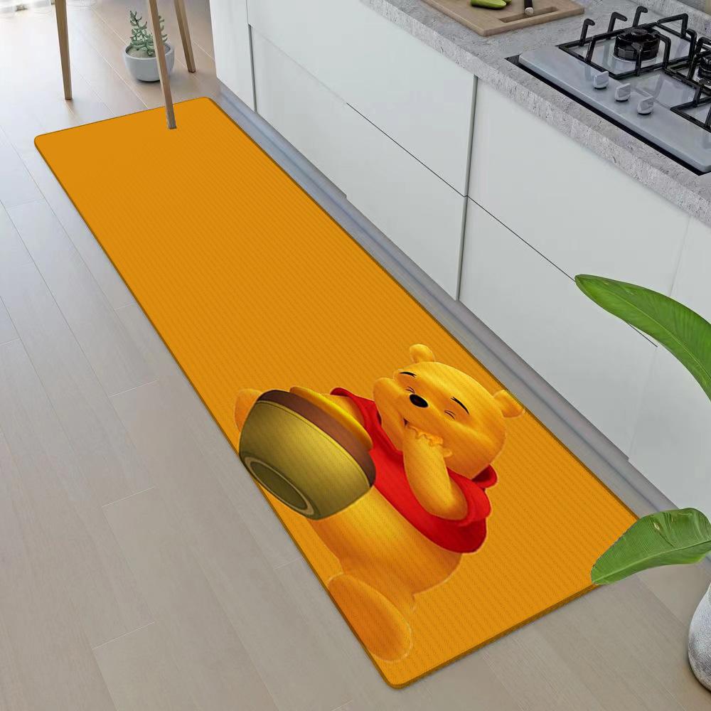 Entrance Front Door Doormat Winnie the Poohs Non-slip Kitchen Rug Living Room Rugs Balcony Bathroom Foot Mat Floor Mats Carpet