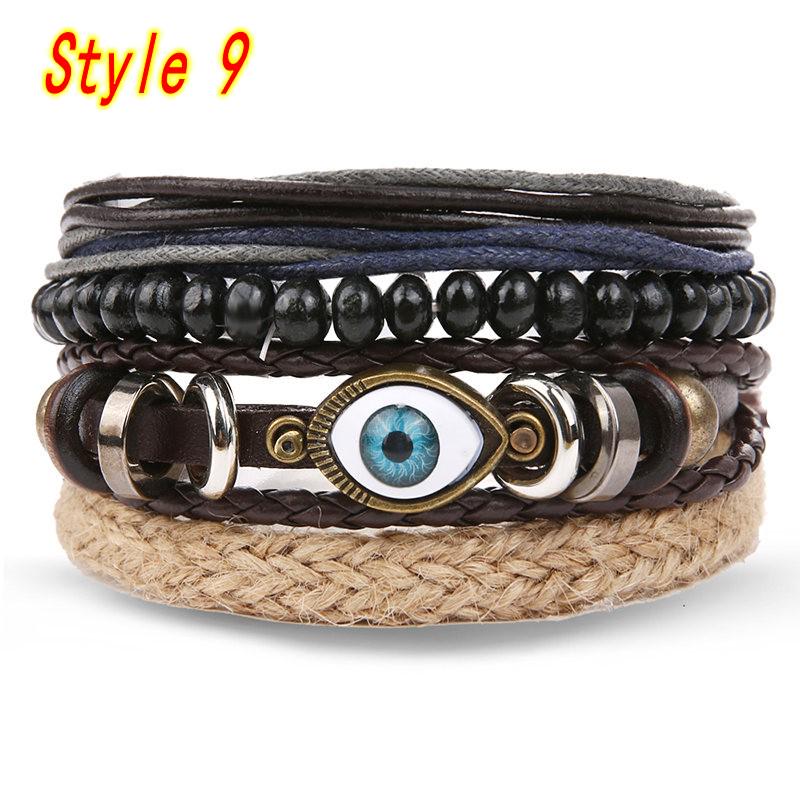 Bracciale Orologio Donna Bohémien | Vintage Multistrato In Ecopelle E Lega | Cinturino Intrecciato | Colore Marrone