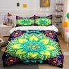 Vibrant Floral Mandala Pattern. Bedding Sets Duvet Cover Sets Duvet Covers Pillowcases(1 * Duvet Cover 2 * Pillowcases Without Duvet Insert)