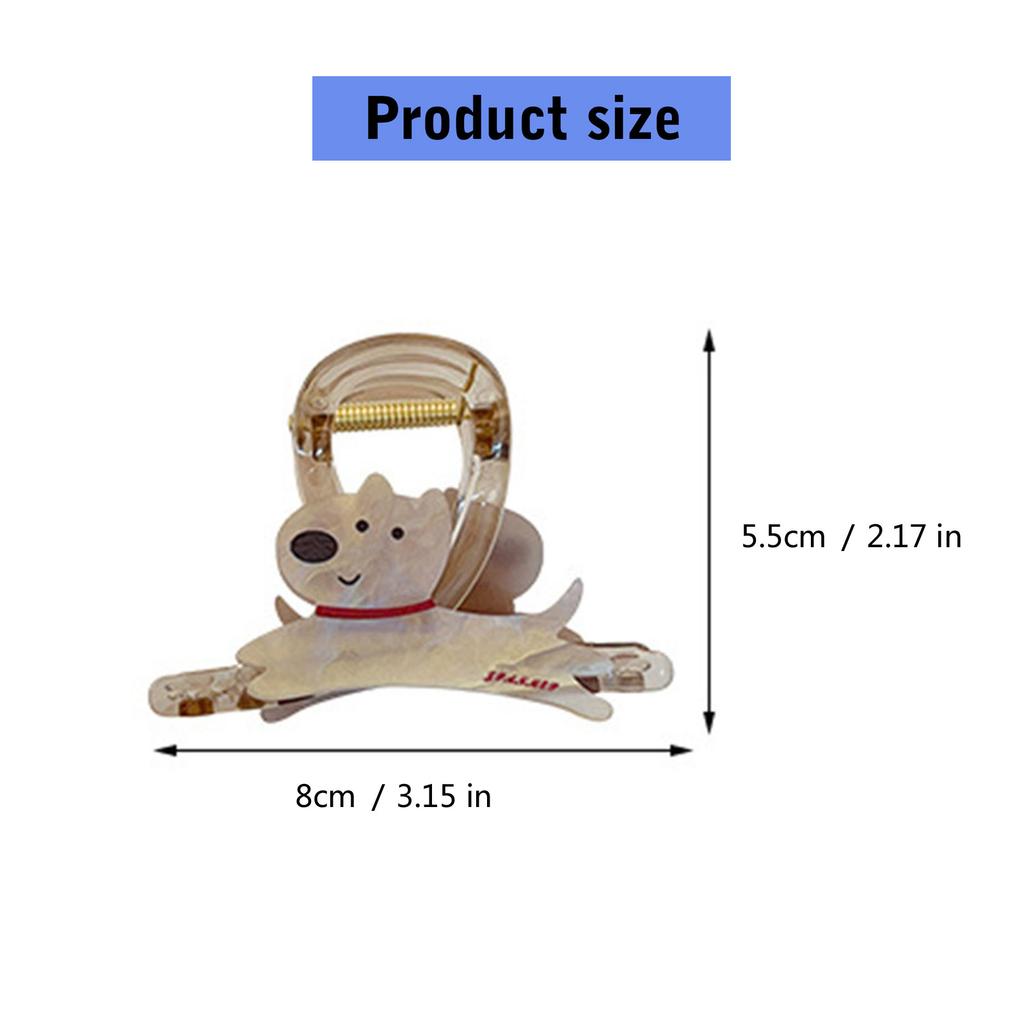 Cute Cartoon Dog Hair Clip Claw For Girls And Women Hair Accesories For Sweet Style Outfits Adds Fun To Any Occasion