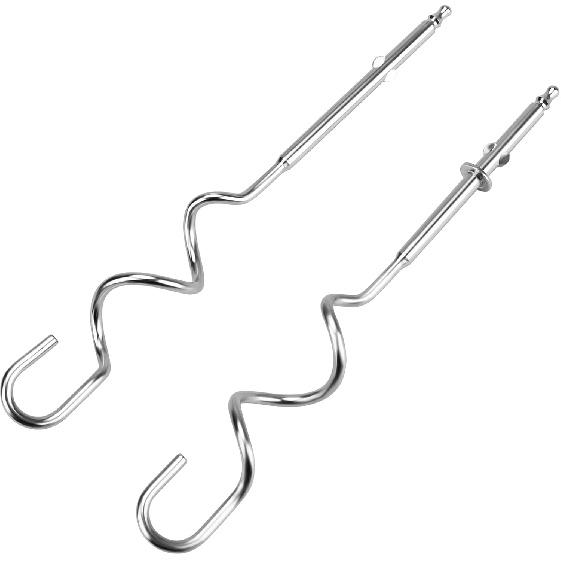 Hand Mixer Dough Hooks Replacement for Cuisinart - CHM Series Hand Mixer Parts,HM-50 HM-70 CHM-3 CHM-7PK Hand Mixers Dough Hook Stainless Steel