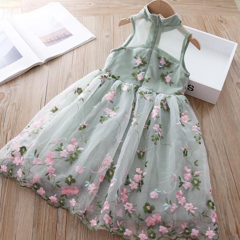 Girls' Dress Summer Dress Fairy Dress Girls' Princess Dress Children's Mesh Dress