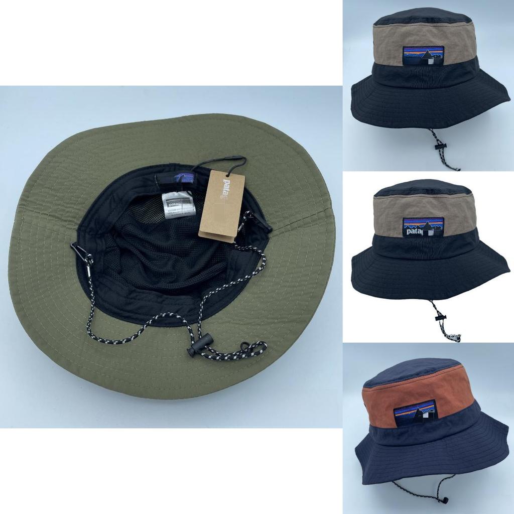 Summer Nylon Fisher Hat With Wide Brim And Sun Protection For Outdoor Activities