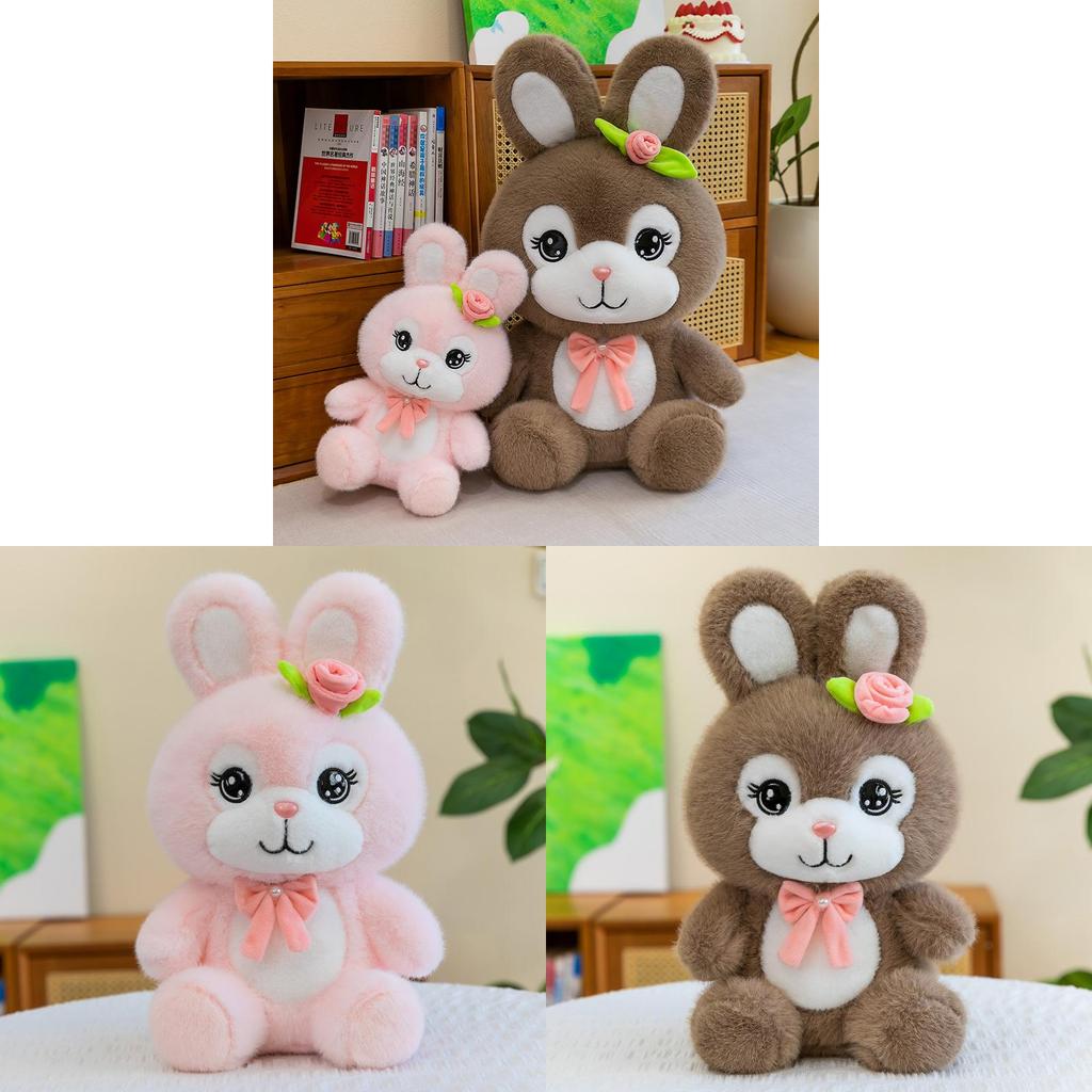Cartoon Cute Bunny Plush Toy With Pp Cotton Filling For Kids Gift And Collectible