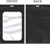 100 Pieces Resealable  with Aluminum Foil Pouch Smell Proof Bag for Food Storage