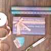 Valentine's & Birthday Laser-Printed Aluminum Foil Large Gift Wrap Paper