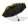 1 PC Automatic Folding Umbrella - Alittihad Club Pattern Portable Foldable Design With 8 Ribs Christmas Birthday Gifts