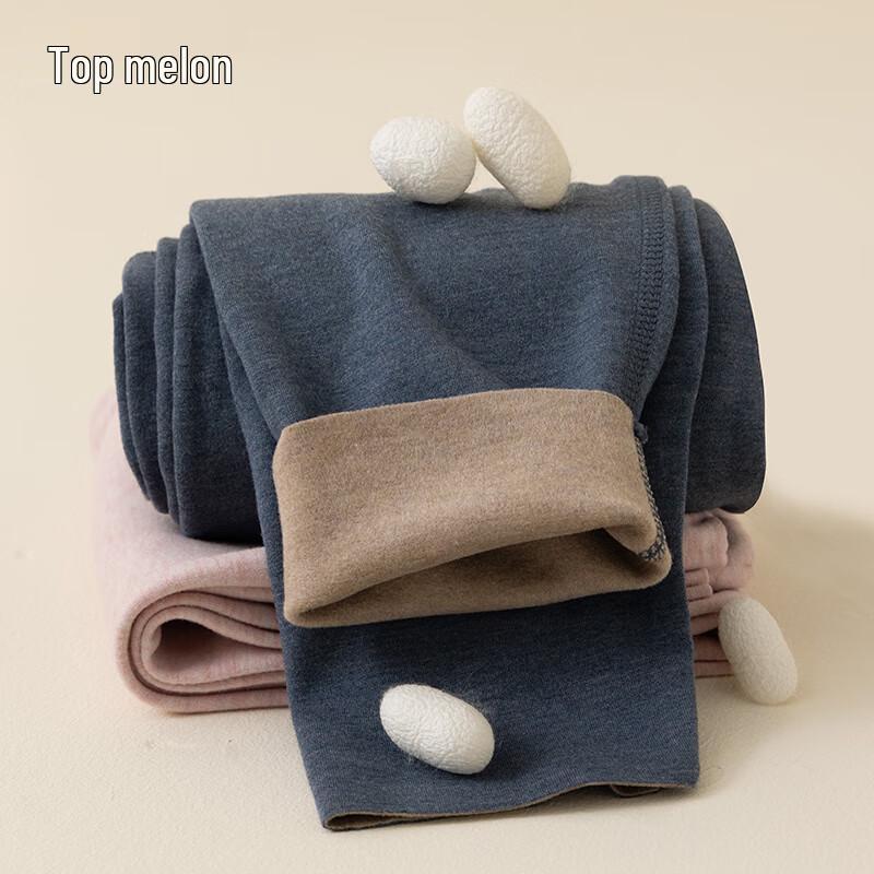Dingguagua Kids  Cashmere Silk Thermal Leggings 140