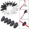 10 Stück drehbarer Clip für Kabel am Revers-Lavaliermikrofon-Kopfhörer