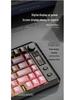 Free Wolf M75 Bluetooth Dual-Mode Mechanical Keyboard with PBT Gradient Keycaps and Display