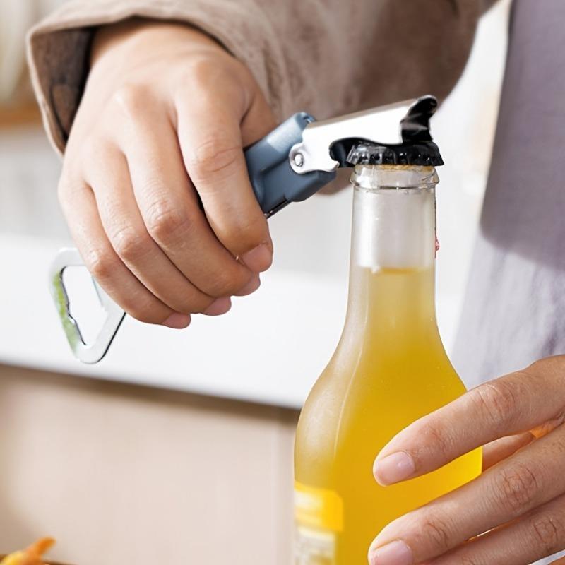 1PC Portable Beer Can Opener Wine Bottle Opener Restaurant Kitchen Tool Birthday Party Supplies Integrated Lid Opener