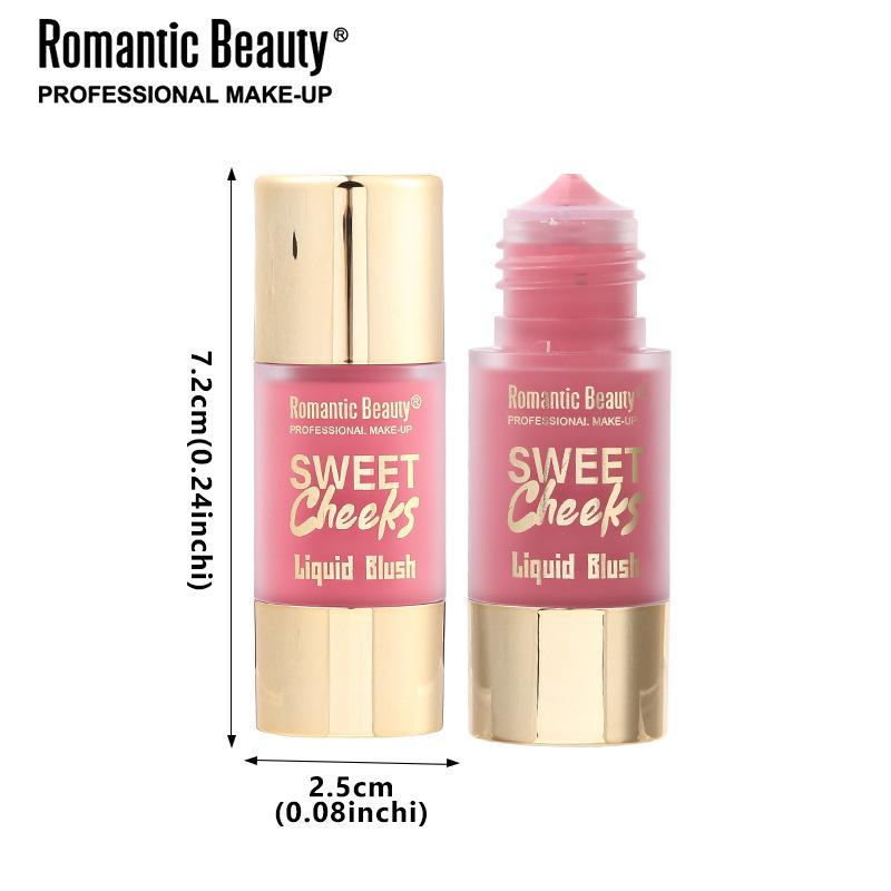 Liquid Blush Multi-Color Matte Blush Liquid Long-Lasting Easy To Color Makeup Pink Brightening Natural Cosmetics