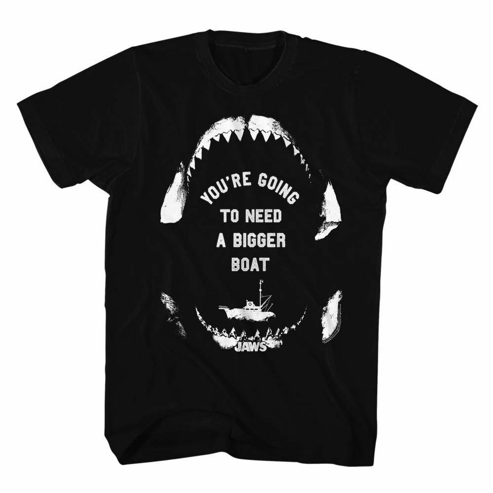 Jaws Sailing Wisdom Black Adult T-Shirt