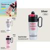Flower Language Double Drink Insulated Bottle With Vacuum Technology For Office And Travel