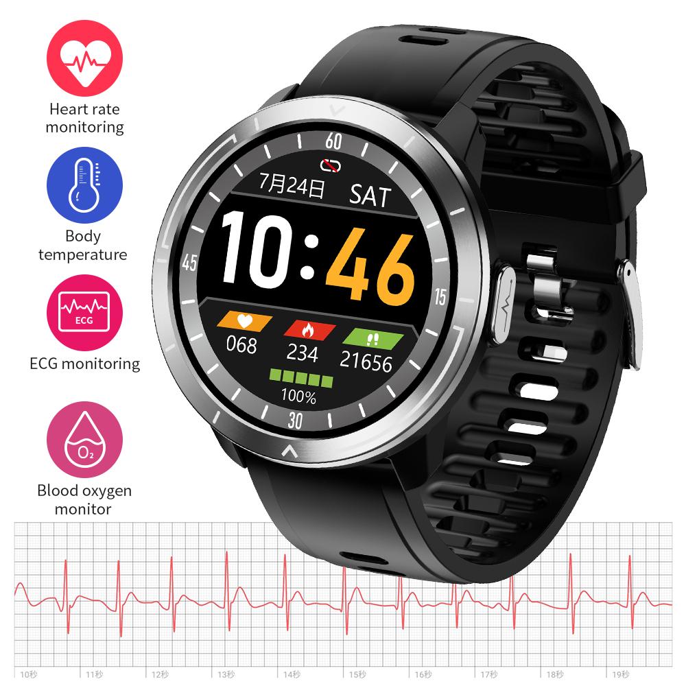Reloj inteligente multifunción, pulsera con varios modos deportivos,  control del ritmo cardíaco, ECG, presión arterial, oxígeno en sangre y temperatura  corporal|Relojes inteligentes| - AliExpress