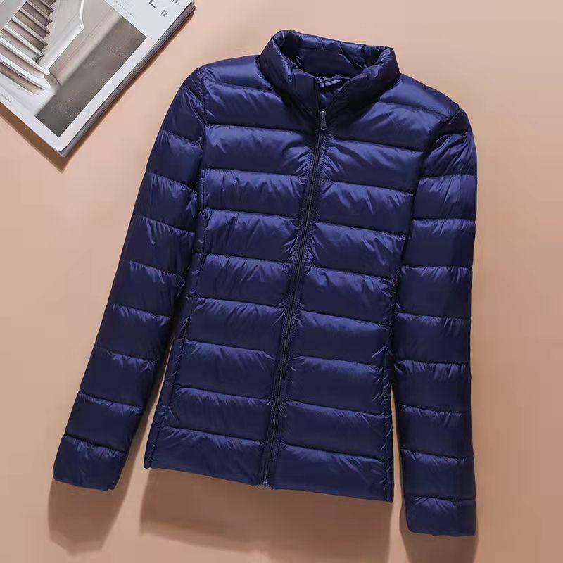 2023 Autumn/Winter Women's Slim Korean-Style Hooded Lightweight Down Jacket